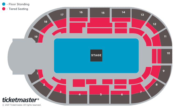 Fatboy Slim: We've Come a Long Long Way Together Tour Seating Plan at Motorpoint Arena Nottingham