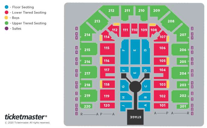 Magic Mike The Arena Tour Seating Plan at Utilita Arena Sheffield