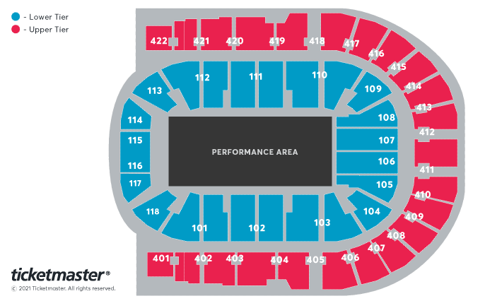 Hot Wheels Monster Trucks Live Glow Party Seating Plan at The O2 Arena