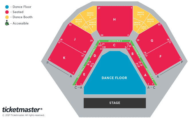 Abba Voyage - One Year Anniversary Performance Seating Plan at ABBA Arena