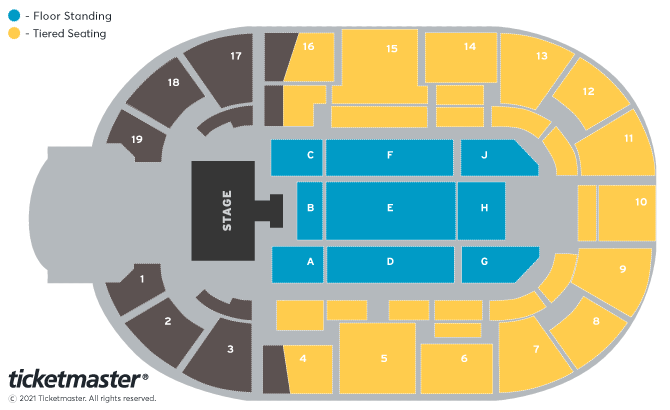 The Masked Singer Live Uk Tour 2022 Seating Plan at Motorpoint Arena Nottingham