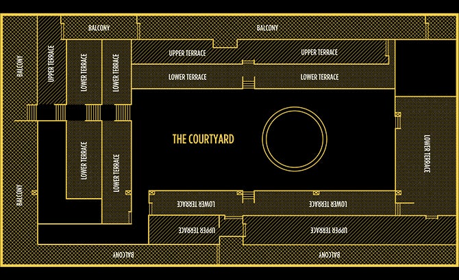 Mamma Mia! the Party Seating Plan at The O2 Arena