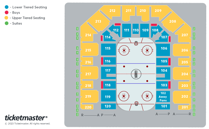 Sheffield Varsity 2023 Seating Plan at Utilita Arena Sheffield