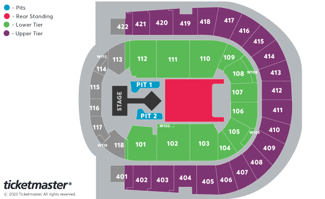 K Pop Lux X SBS Super Concert in London - Sunday Ticket Seating Plan at The O2 Arena