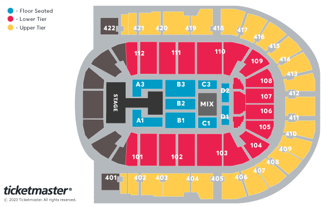 IVE: THE 1ST WORLD TOUR 'SHOW WHAT I HAVE' Seating Plan at The O2 Arena
