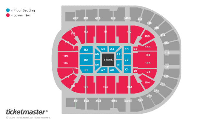 The Rest Is Politics - Election Tour 2024 Seating Plan at The O2 Arena