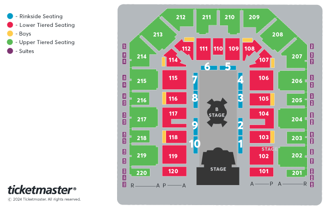 Torvill and Dean: Our Last Dance Seating Plan at Utilita Arena Sheffield