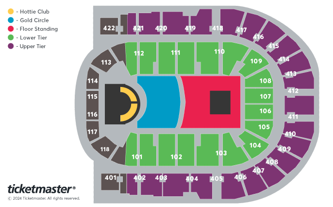 Megan Thee Stallion - Hot Girl Summer Tour Seating Plan at The O2 Arena