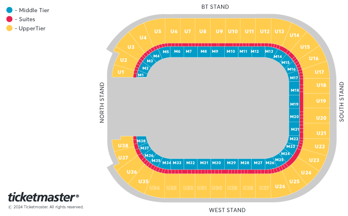 Monster Jam Seating Plan at Principality Stadium