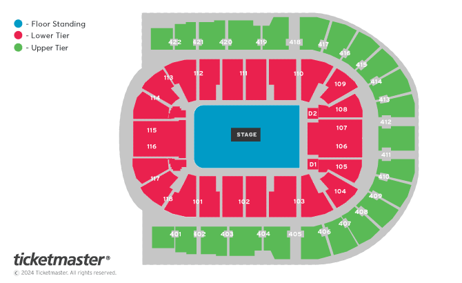 Billie Eilish - Hit Me Hard and Soft: the Tour Seating Plan at The O2 Arena