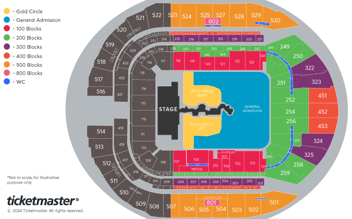 Travis Scott: Utopia - Circus Maximus World Tour Seating Plan at Tottenham Hotspur Stadium