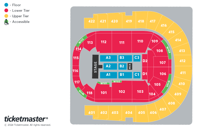 Michael Ball & Alfie Boe: Together At Home Seating Plan at The O2 Arena