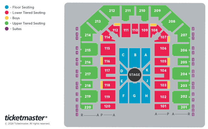 Greg Davies: Full Fat Legend Seating Plan at Utilita Arena Sheffield