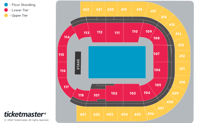 Pete Tong presents Ibiza Classics Seating Plan at The O2 Arena