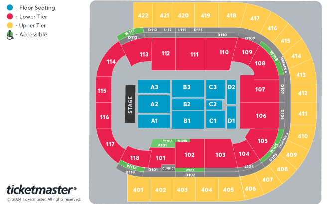 Steve Backshall - Deadly Live Seating Plan at The O2 Arena