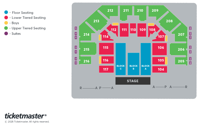 Professor Brian Cox: Emergence World Tour Seating Plan at Utilita Arena Sheffield
