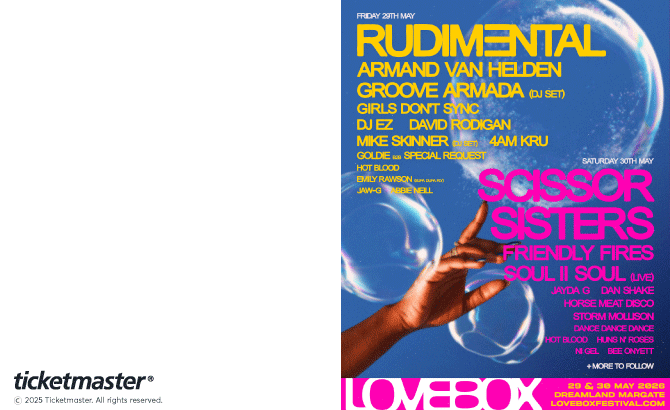 Seat map - Dreamland Margate, Scenic Stage