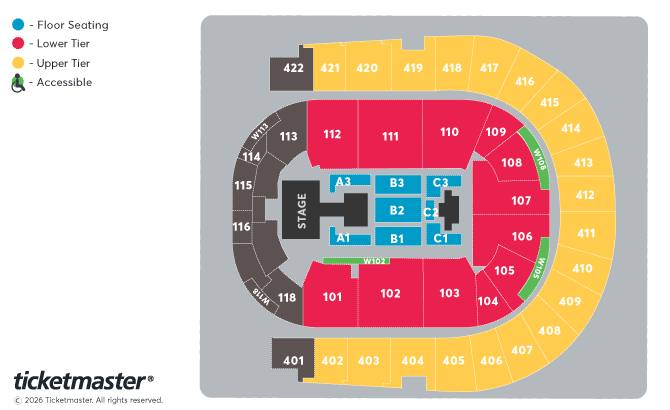 aespa LIVE TOUR - SYNK : COMPLæXITY - in LONDON Seating Plan at The O2 Arena
