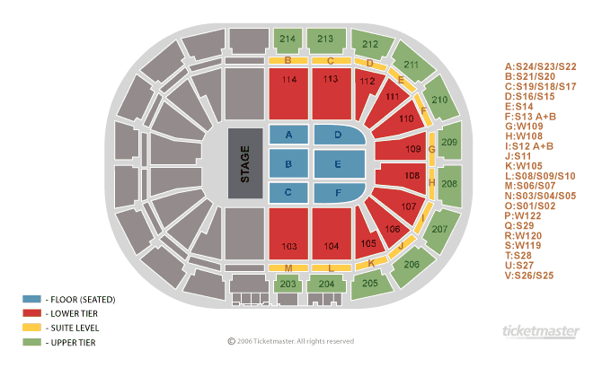 The Best of Elvis In Concert - Live On Screen Seating Plan at Manchester Arena
