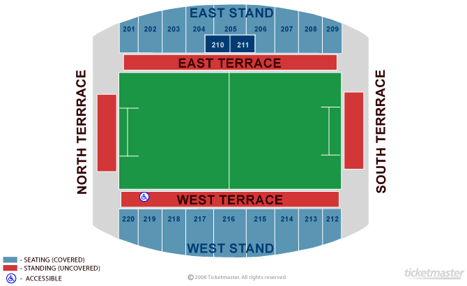 Fitzgerald Stadium Seating Chart