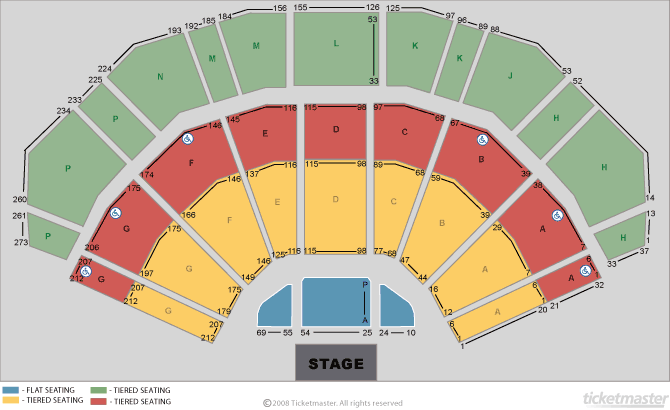 Andrea Bocelli Seating Plan at 3Arena