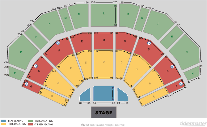 Celine Dion Seating Plan at 3Arena