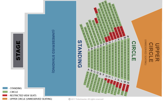 Olympia Paris Seating Chart