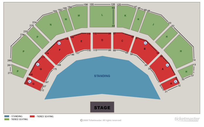 The Lumineers Seating Plan at 3Arena
