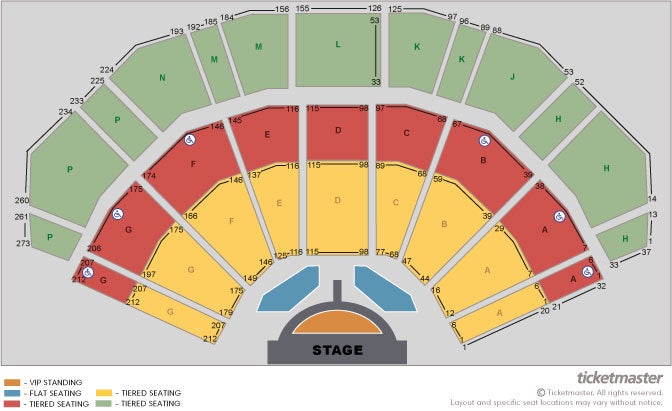 Michael Bublé - Official Platinum Tickets Seating Plan at 3Arena