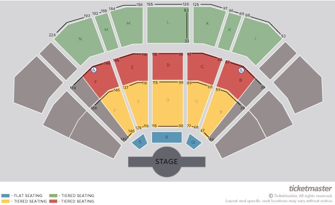 Cirque du Soleil : Corteo Seating Plan at 3Arena