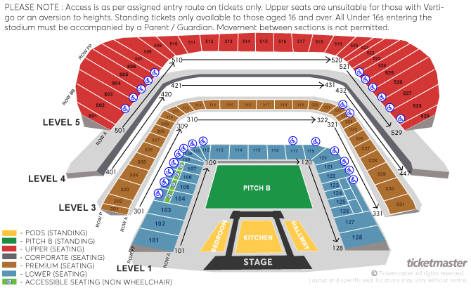 Harry Styles Love On Tour VIP Packages Seating Plans
