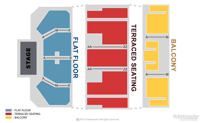 Jimmy Carr - Terribly Funny Seating Plan at Bournemouth International Centre