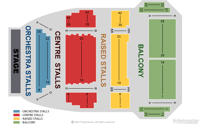 Perth Concert Hall Seating Chart