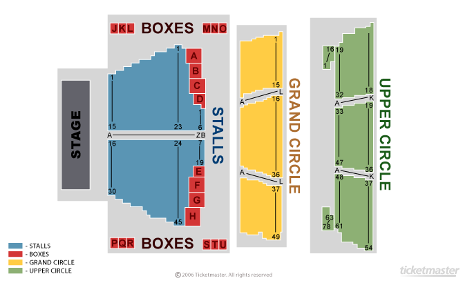 Hippodrome Seating Chart With Seat Numbers