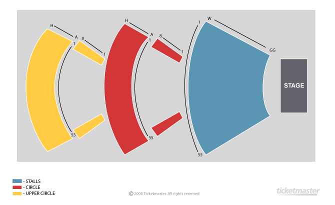 Wicked Uk Tour Seating Plan at Wales Millennium Centre