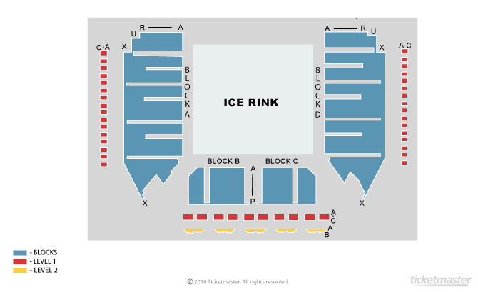 The Wonderful World of Disney On Ice Seating Plan at Motorpoint Arena Cardiff