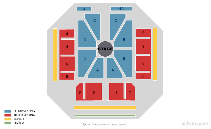 Russell Howard - Respite Seating Plan at Motorpoint Arena Cardiff