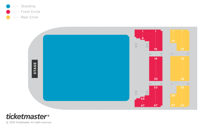 Blackberry Smoke Seating Plan at Manchester Apollo