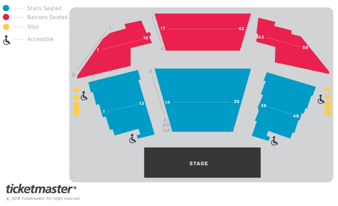 Thank You for the Music Seating Plan at York Barbican