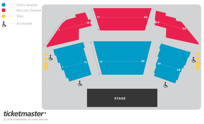 Love Actually In Concert Seating Plan at York Barbican