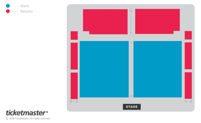 Seat map - Troon Concert Hall