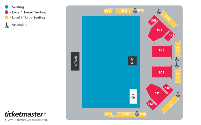 P J Live Aberdeen Aberdeen Tickets Schedule Seating Chart