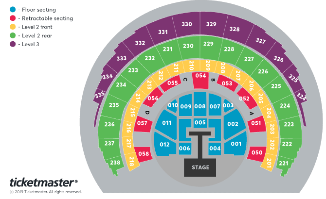 RuPaul's Drag Race:Werq The World Tour 2022 Seating Plan at OVO Hydro