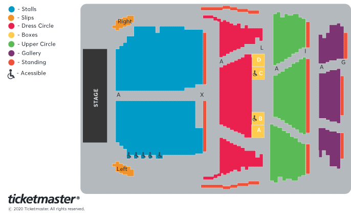 Sunderland Empire Theatre Seating Plan CVVI Sunderland Empire Theatre Seating Plan CVVI