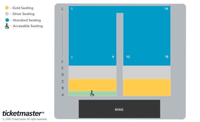 Regal Theatre Seating Map