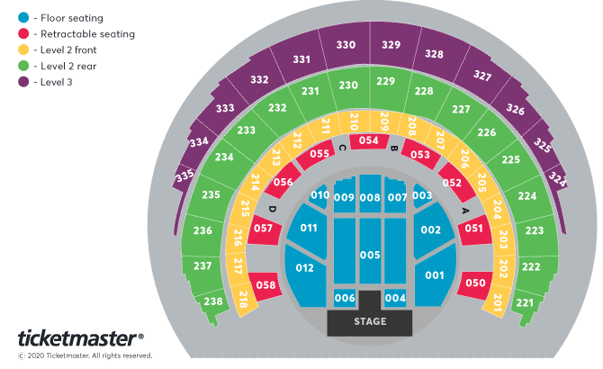 Steps - What the Future Holds Seating Plan at OVO Hydro