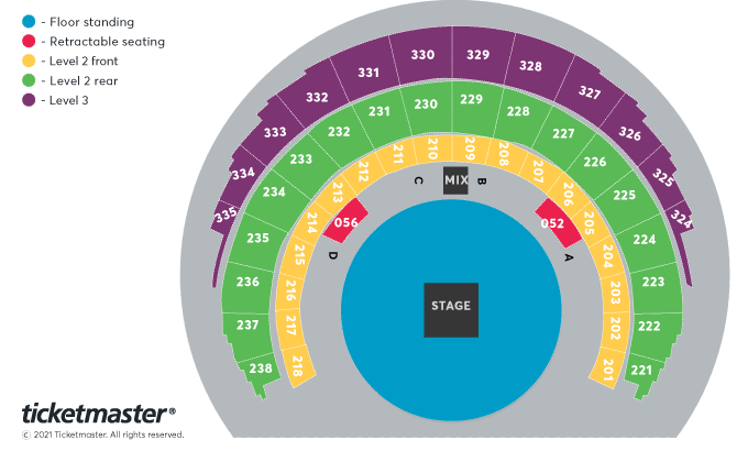 Fatboy Slim: We've Come A Long Way Together Tour Seating Plan at OVO Hydro