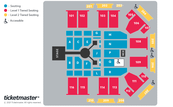 Magic Mike The Arena Tour Seating Plan at P&J Live Arena