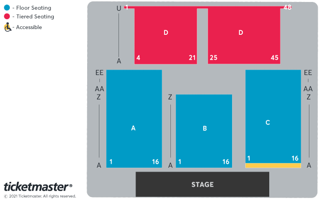 The Makings of a Murderer Seating Plan at P&J Live Arena