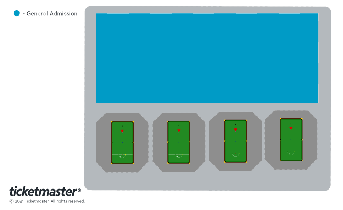 2022 Uk Snooker Championship - Morning/Afternoon Seating Plan at York Barbican